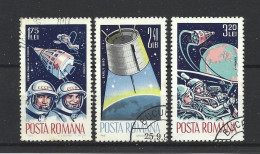 Romania 1965 Space  Y.T. 2142/2144 (0) - Gebruikt