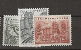 1953 MNH Tschechoslowakei, Mi 803-05 Postfris** - Nuevos