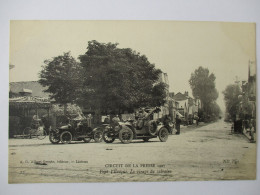 Cpa...circuit De La Presse 1907...Pont-L' Eveque...le Virage Du Calvaire...animée...(automobiles..commerce)... - Pont-l'Evèque