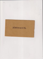 CPA-DEPLIANT PANORAMIQUE-JERUSALEM--40 VUES NUMEROTEES-très Beau - Israël