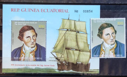 CAPITAN JAMES COOK-200 ANIVERSARIO DE LA MUERTE. MICHEL 1468 - MNH** - Guinée Equatoriale