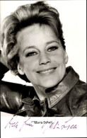 CPA Schauspielerin Maria Schell, Portrait, Autogramm - Acteurs