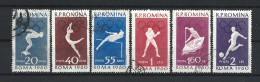 Romania 1960 Ol. Games Rome  Y.T. 1720/1725 (0) - Usati