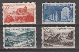 FRANCE 1949 - SERIE 4 TP Y.T. N° 841A A 843 - OBLITERES - Oblitérés