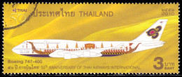 Thailand Stamp 2010 50th Anniversary Of Thai Airways International 3 Baht - Used - Thailand