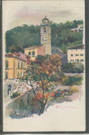 10407 Bellaggio - Chiesa Con Scalinata - Illustratore J.J. Redmond - Como