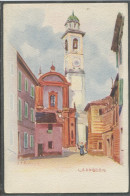 10403 Cernobbio - Piazza E Chiesa - Illustratore J.J. Redmond - Como