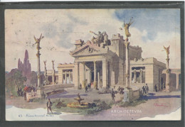 10460 Milano - Cartolina Ufficiale Dell'Esposizione Di Milano 1906 -Architettura - Arch. Locati Bergoni - Milano (Milan)