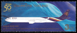 Thailand Stamp 2010 50th Anniversary Of Thai Airways International 3 Baht - Used - Thaïlande