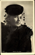 CPA Schauspielerin Maria Paudler, Portrait, Pelzmantel, Hut, Ross Verlag A 3018/1, Autogramm - Acteurs