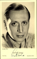 CPA Schauspieler Günther Lüders, Portrait, Autogramm - Actors