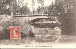 MONETEAU (89) Un Coin De Sommeville (Pêcheur à La Ligne) - Moneteau