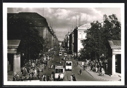 AK Berlin, Leipziger Strasse Mit Strassenbahnen  - Mitte