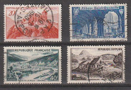 FRANCE 1949 - SERIE 4 TP Y.T. N° 841A A 843 - OBLITERES - Gebraucht