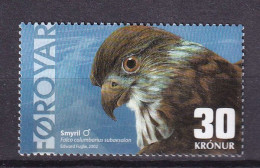 101 FEROE 2002 - Y&T 427 - Oiseau Faucon - Neuf **(MNH) Sans Charniere - Faroe Islands