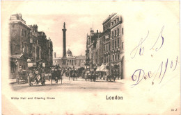 CPA Carte Postale Royaume Uni London Whitehall And Charing  Cross1907  VM81426 - Whitehall