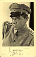 CPA Schauspieler Gustav Fröhlich, Portrait In Uniform, Ross Verlag A 1157 1, Autogramm - Other & Unclassified