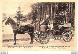 CPA Souvenir De La Dernière Course De Taxi N° 120 Berlin Wannsee-Paris - Paris Berlin - Autres & Non Classés