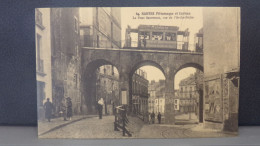 4489 . 2 CARTES . NANTES . GARE D'ORLEANS . LE PONT SAUVETOUT RUE DE L'ARCHE SECHE  . REPRODUCTION - Nantes