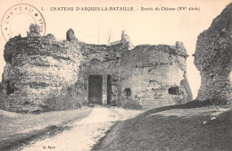 76-ARQUES LA BATAILLE LE CHATEAU-N°3934-E/0067 - Arques-la-Bataille