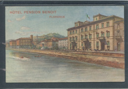 10540 Firenze - Hôtel Pension Benoit - Veduta Dall'Arno - Firenze