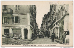 CPA  74 -  EVIAN-LES BAINS - Entrée De La Rue Nationale - Evian-les-Bains