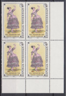 1984 , 100. Todestag Von Fanny Elßler (2) ( Mi.Nr.: 1796 ) 4-er Block Postfrisch ** - Unused Stamps