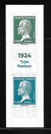 FRANCE  (FR13 - 216 )   2024   CARNET 2 FEUILLETS PARIS PHILEX 1924 TYPE PASTEUR   N** - Moderne : 1959-...