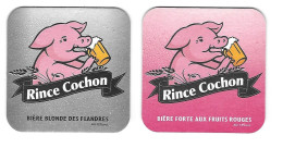 35a Brij. Roman Oudenaarde Rince Cochon Biere Blonde Des Flandere Rv - Sous-bocks