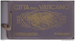 CITTA DEL VATICANO - CAPPELLA SISTINA  -  20 Cartoline Staccablli - Vatikanstadt