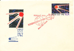 USSR FDC 4-10-1962 SPACE Perforated 10k With Cachet - Europe