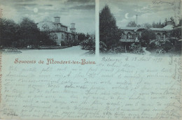 Luxembourg Mondorf Les Bains Souvenir CPA + Timbre Reich Cachet 1899 - Mondorf-les-Bains