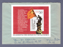 DDR Brief - Block 42 - Brefeiung Vom Faschismus - Karl-Marx-Stadt 26.5.75 --> Dortmund   (DRSN-0014) - Covers & Documents