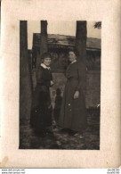 PHOTO 8 X 6 CMS DEUX FEMMES - Personnes Anonymes