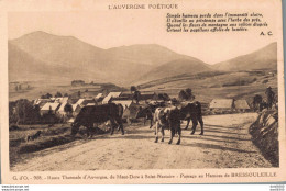 63 ROUTE THERMALE D'AUVERGNE DU MONT DORE A SAINT NECTAIRE PASSAGE AU HAMEAU DE BRESSOULEILLE - Autres & Non Classés