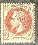 Timbre N°26A  Chez Y&T - 1863-1870 Napoléon III Lauré