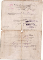 PRISONNIER DE GUERRE 40 45 CALLAC VERS STALAG IA  MARQUE ROUTAGE IB OSTERODE - Militaria