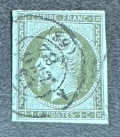 Timbre N°11  Chez Y&T - 1853-1860 Napoléon III