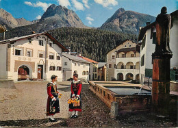 Switzerland Scuol Tarasp Vulpera Station Themale Des Alpes Types Et Scenes Ethniques Costumes Traditionels - Scuol