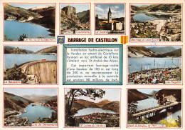 04BARRAGE DE CASTILLON-N°3937-D/0195 - Autres & Non Classés