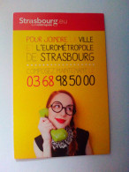 Carte De  Visite Eurométropole Strasbourg - Visitekaartjes