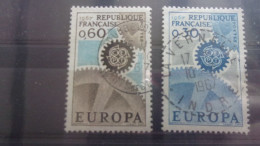FRANCE SERIE COMPLETE OBLITEREE YVERT N° 1521.1522 - Used Stamps