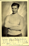 CPA Schauspieler Wolfgang Liebeneiner, Portrait, Ross Verlag 8961/1, Autogramm - Actors