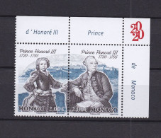 MONACO 2020 TIMBRE N°3247/48 NEUF** PRINCE HONORE III - Nuevos