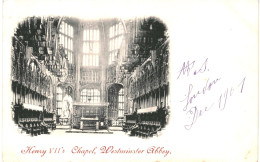 CPA Carte Postale Royaume Uni London  Westminster Abbey  Henry VII's Chapel 1901 VM81429 - Westminster Abbey