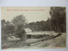 Cpa...Romilly-sur-Seine..(aube)..le Pont Tournant Des Abattoirs...1918...animée. - Romilly-sur-Seine