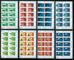 ● ZAIRE 1983 ֍ Conference UIT U.I.T. Spazio ● 8 Blocco Di 10 ● Serie Completa ● Cat. 92,50 € ● Lotto XXX ● - Unused Stamps