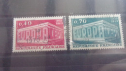 FRANCE SERIE COMPLETE OBLITEREE YVERT N° 1598.1599 - Used Stamps