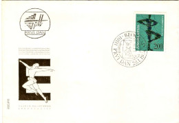 1974-Jugoslavija Jugoslavia S.1v."Pattinaggio"su Fdc Illustrata - Storia Postale