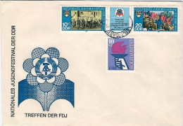 1979-Germania DDR S.3v."Festival Nazionale Della Gioventù A Berlino"su Fdc Illus - Lettres & Documents